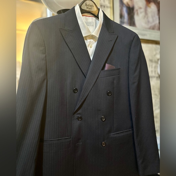 Michael Kors Charcoal Double-Breasted Blazer